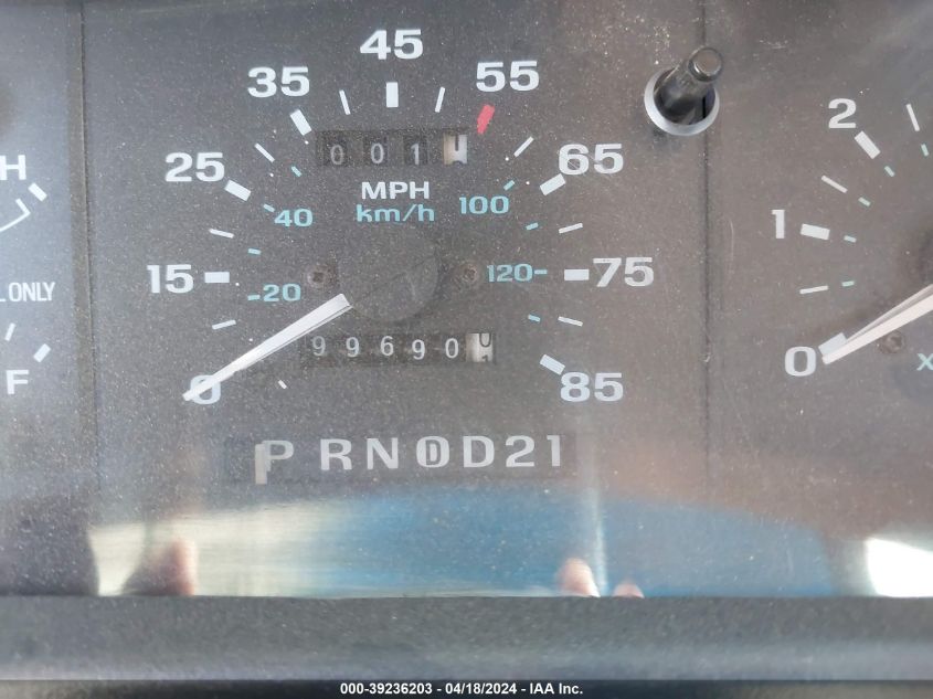 1993 Ford Explorer VIN: 1FMCU24X5PUD12804 Lot: 39236203