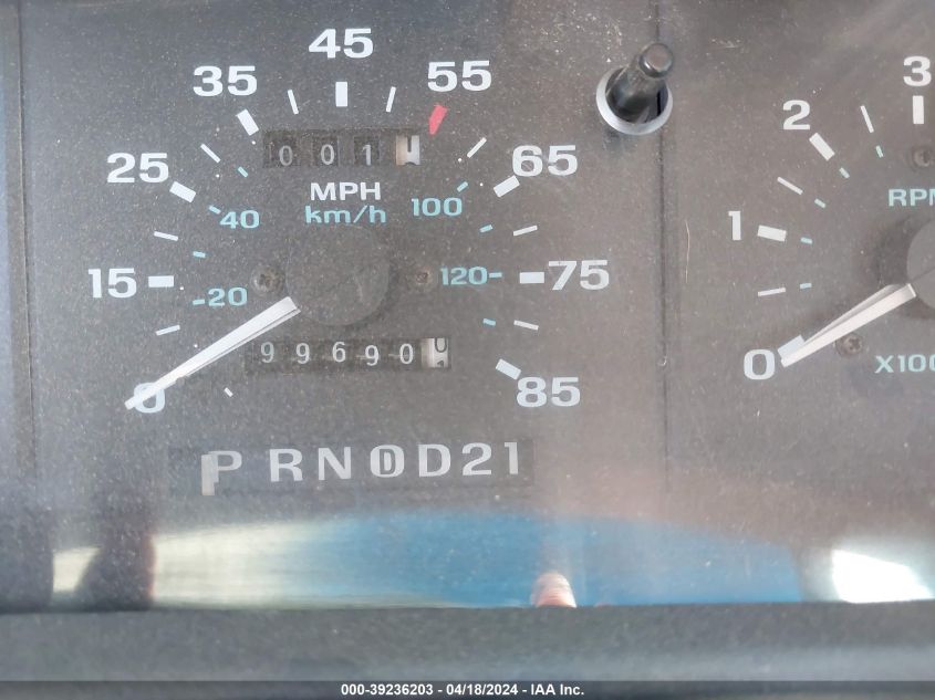 1993 Ford Explorer VIN: 1FMCU24X5PUD12804 Lot: 39236203