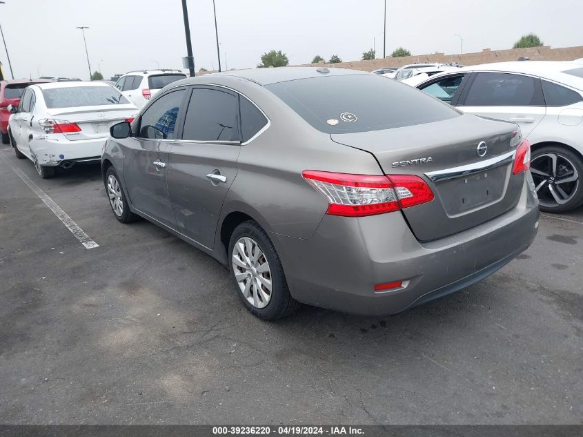 2015 Nissan Sentra Fe+ S/S/Sl/Sr/Sv VIN: 3N1AB7AP1FY248018 Lot: 39236220
