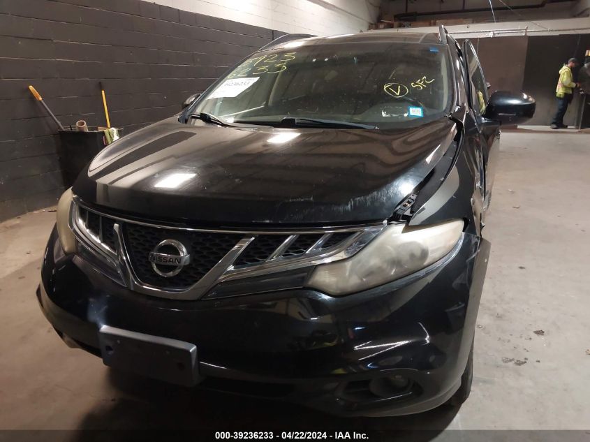 JN8AZ1MW6CW208923 2012 Nissan Murano Sl