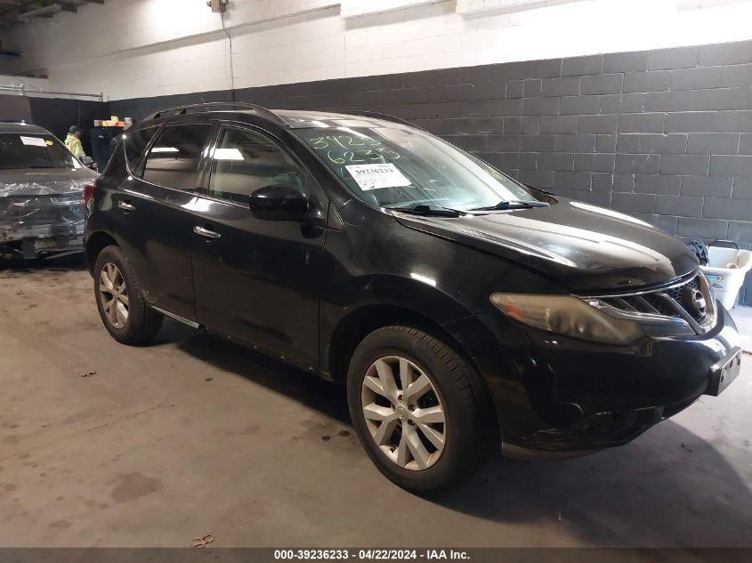 JN8AZ1MW6CW208923 2012 Nissan Murano Sl