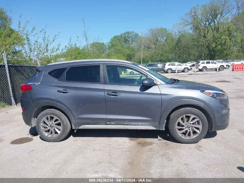 2018 Hyundai Tucson Sel VIN: KM8J33A48JU640722 Lot: 11981817