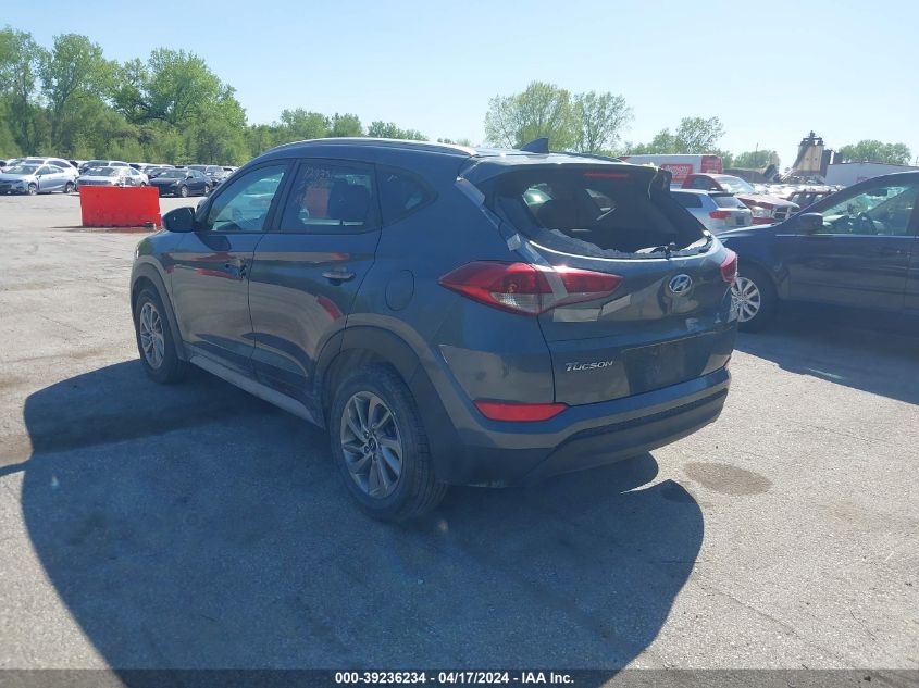 2018 Hyundai Tucson Sel VIN: KM8J33A48JU640722 Lot: 11981817
