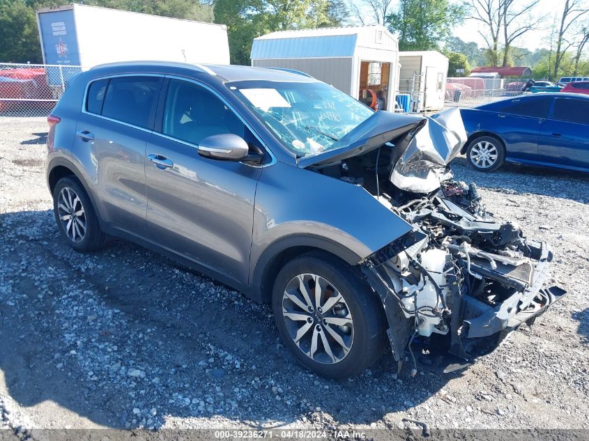 2019 Kia Sportage Ex VIN: KNDPN3ACXK7491360 Lot: 39236271