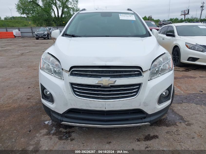 2016 Chevrolet Trax Ltz VIN: 3GNCJMSB6GL279250 Lot: 39236287