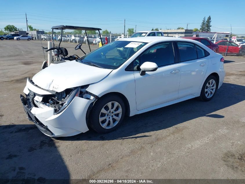 2021 Toyota Corolla Le VIN: 5YFEPMAE2MP177230 Lot: 45755224