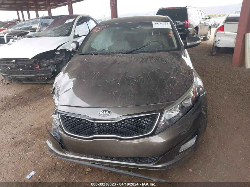 2014 Kia Optima Lx VIN: 5XXGM4A71EG277493 Lot: 39220196