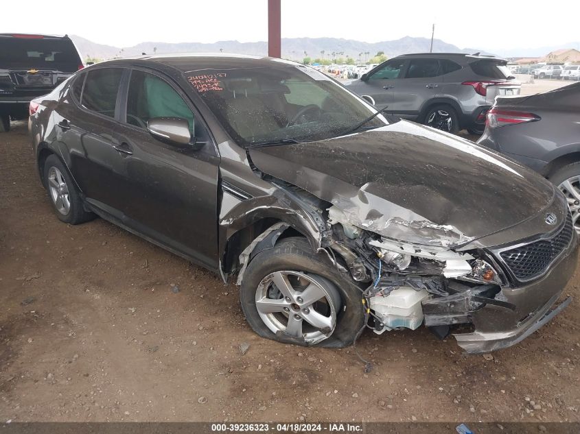 2014 Kia Optima Lx VIN: 5XXGM4A71EG277493 Lot: 39220196