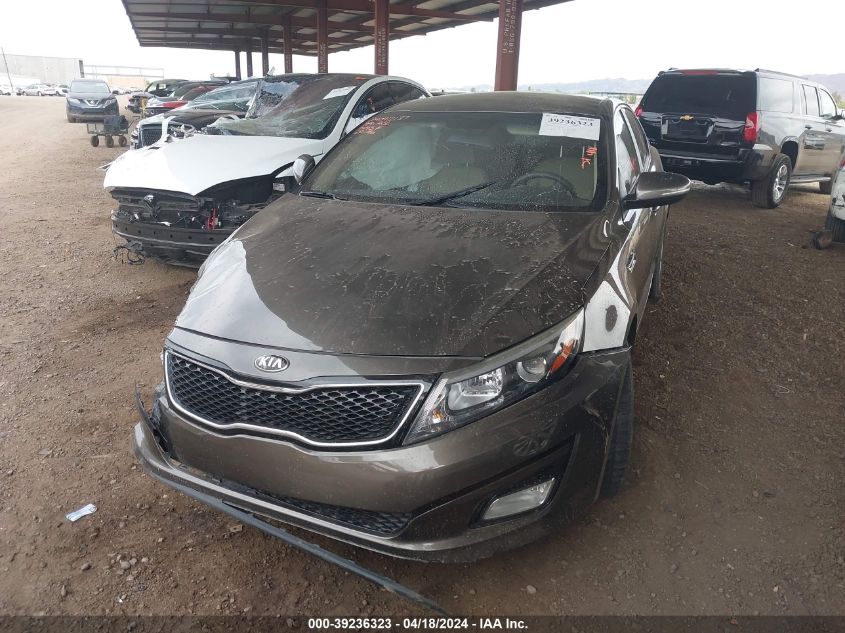 2014 Kia Optima Lx VIN: 5XXGM4A71EG277493 Lot: 39220196