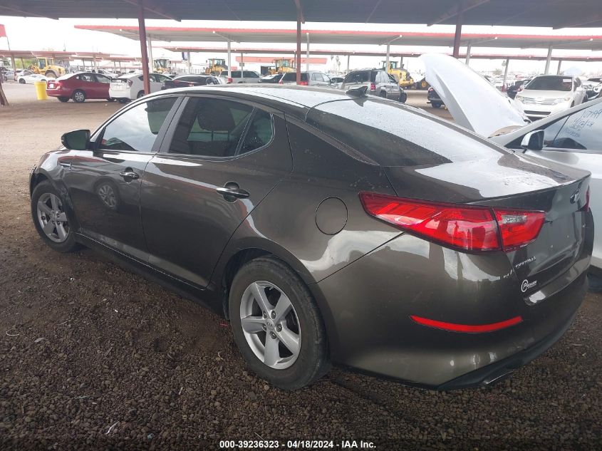 2014 Kia Optima Lx VIN: 5XXGM4A71EG277493 Lot: 39220196