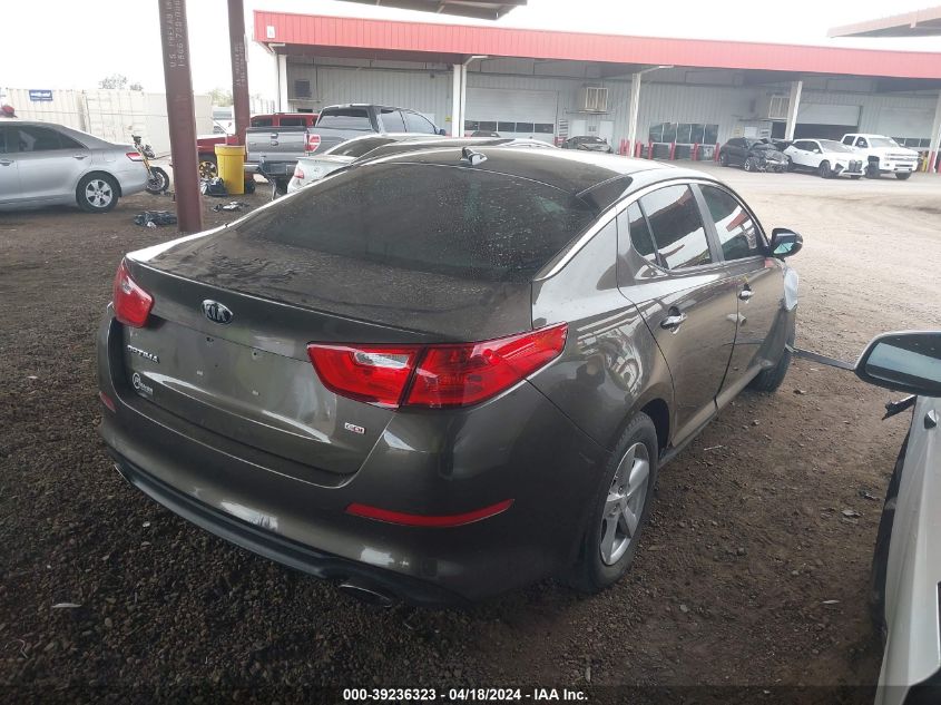 2014 Kia Optima Lx VIN: 5XXGM4A71EG277493 Lot: 39220196