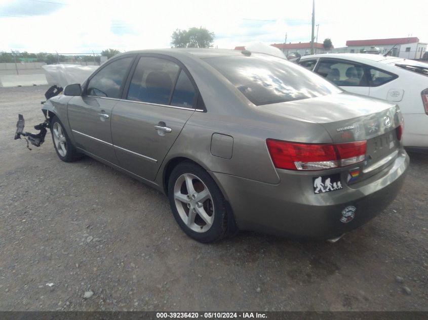 2008 Hyundai Sonata Limited V6/Se V6 VIN: 5NPEU46FX8H346391 Lot: 39236420