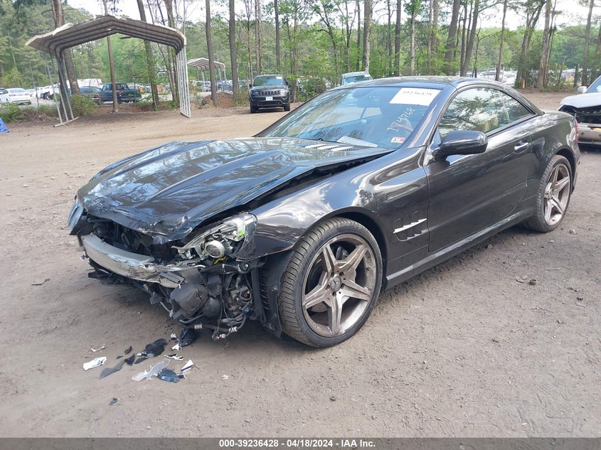 2009 Mercedes-Benz Sl 550 VIN: WDBSK71F29F156208 Lot: 39236428