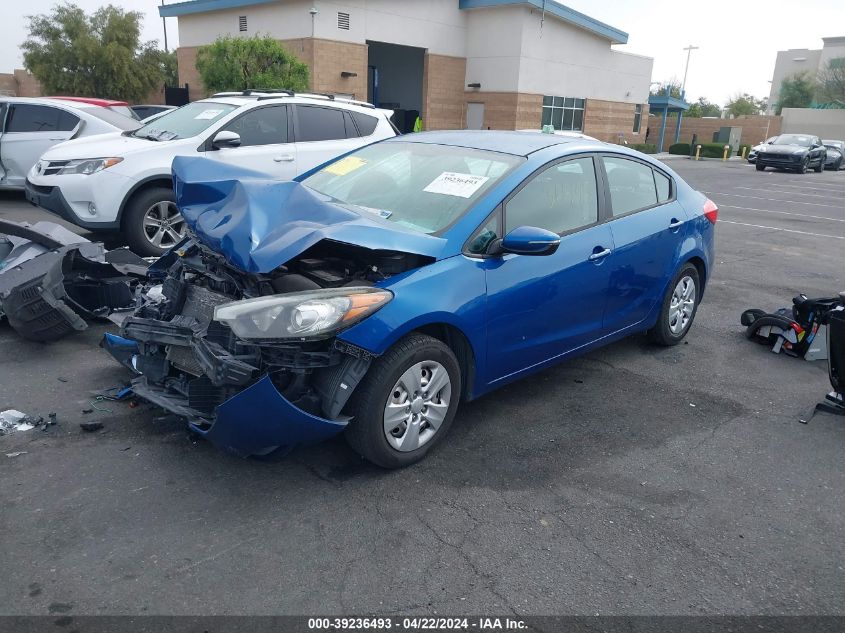 2015 KIA FORTE LX - KNAFX4A64F5299548
