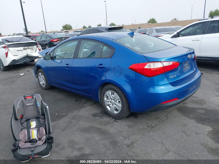 2015 KIA FORTE LX - KNAFX4A64F5299548