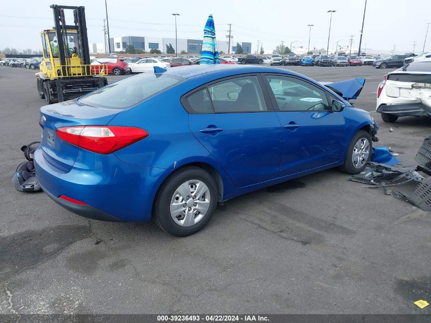 2015 KIA FORTE LX - KNAFX4A64F5299548