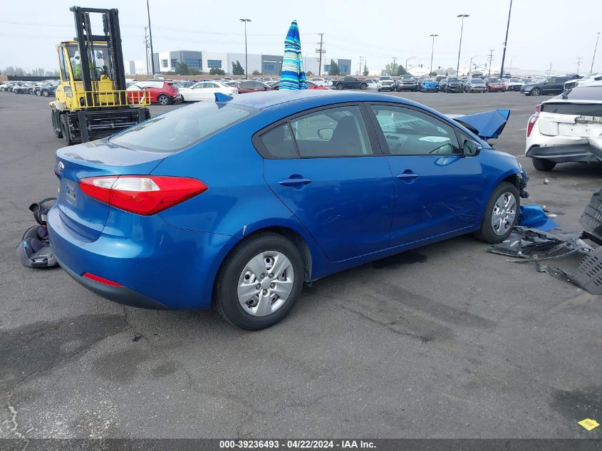 2015 Kia Forte Lx VIN: KNAFX4A64F5299548 Lot: 39236493