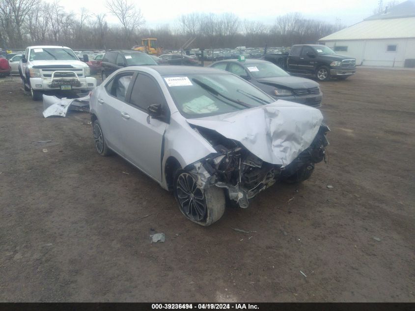 2015 Toyota Corolla S Plus VIN: 2T1BURHE5FC383806 Lot: 39236494