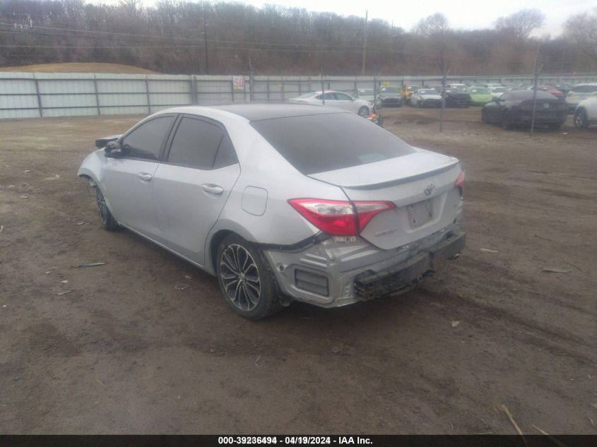 2015 Toyota Corolla S Plus VIN: 2T1BURHE5FC383806 Lot: 39236494