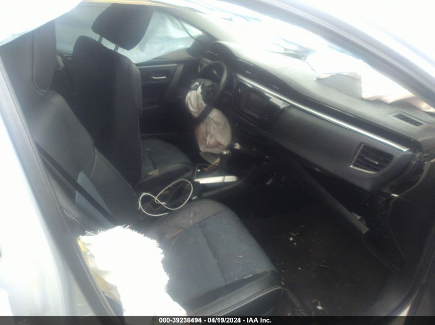 2015 Toyota Corolla S Plus VIN: 2T1BURHE5FC383806 Lot: 39236494