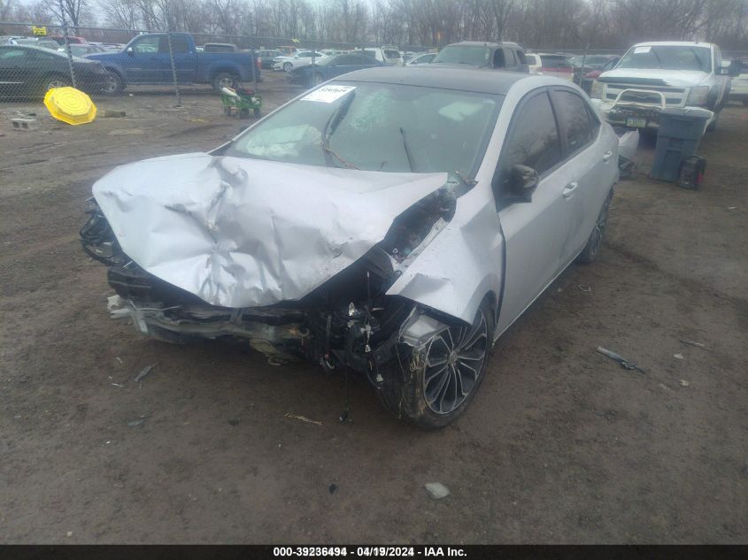 2015 Toyota Corolla S Plus VIN: 2T1BURHE5FC383806 Lot: 39236494