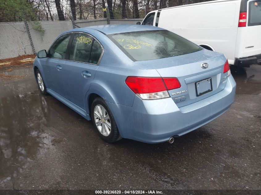 2011 Subaru Legacy 2.5I Premium VIN: 4S3BMBC61B3240605 Lot: 39236520