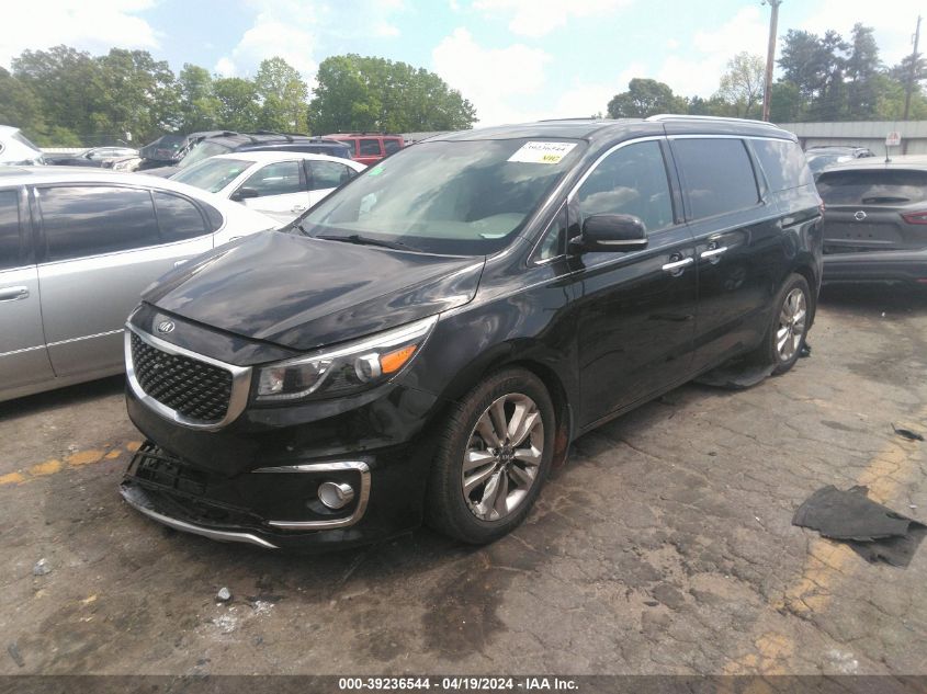 2015 Kia Sedona Sx Luxury VIN: KNDME5C18F6044709 Lot: 39236544