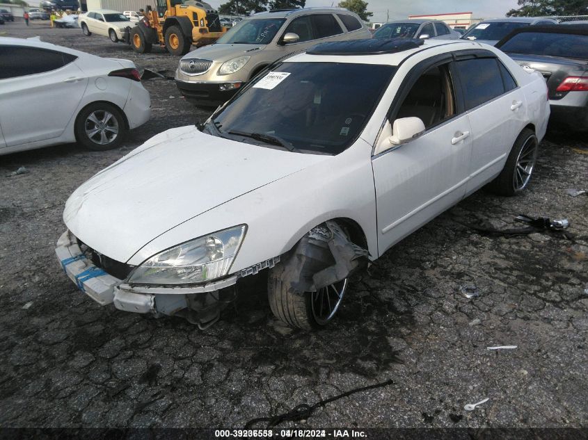 2006 Honda Accord 2.4 Ex VIN: 1HGCM568X6A134014 Lot: 39236558