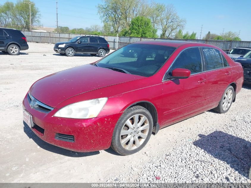 2007 Honda Accord 3.0 Ex VIN: 1HGCM66557A049949 Lot: 39219825