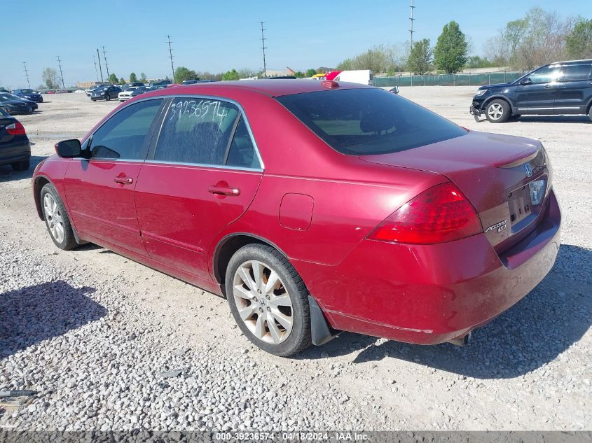 2007 Honda Accord 3.0 Ex VIN: 1HGCM66557A049949 Lot: 39219825