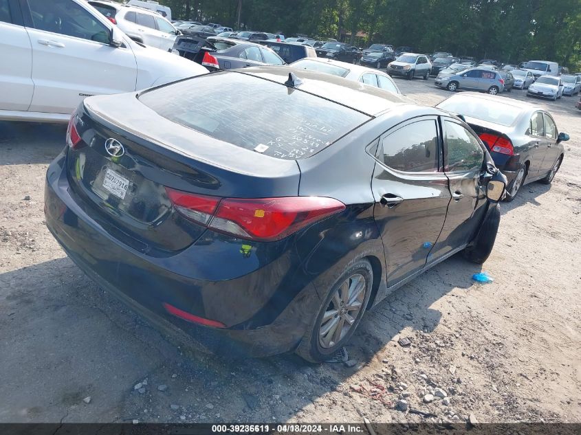 2014 Hyundai Elantra Se (Ulsan Plant) VIN: KMHDH4AE0EU101787 Lot: 39236611