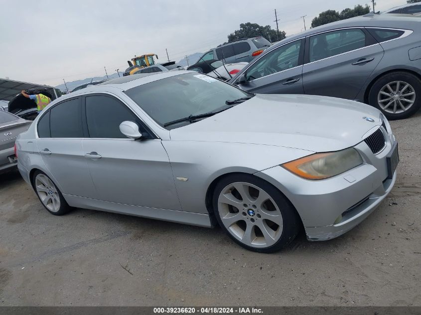 2006 BMW 330I VIN: WBAVB33526KS33607 Lot: 39236620