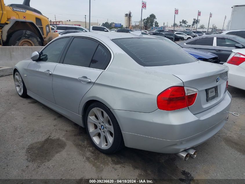 2006 BMW 330I VIN: WBAVB33526KS33607 Lot: 39236620