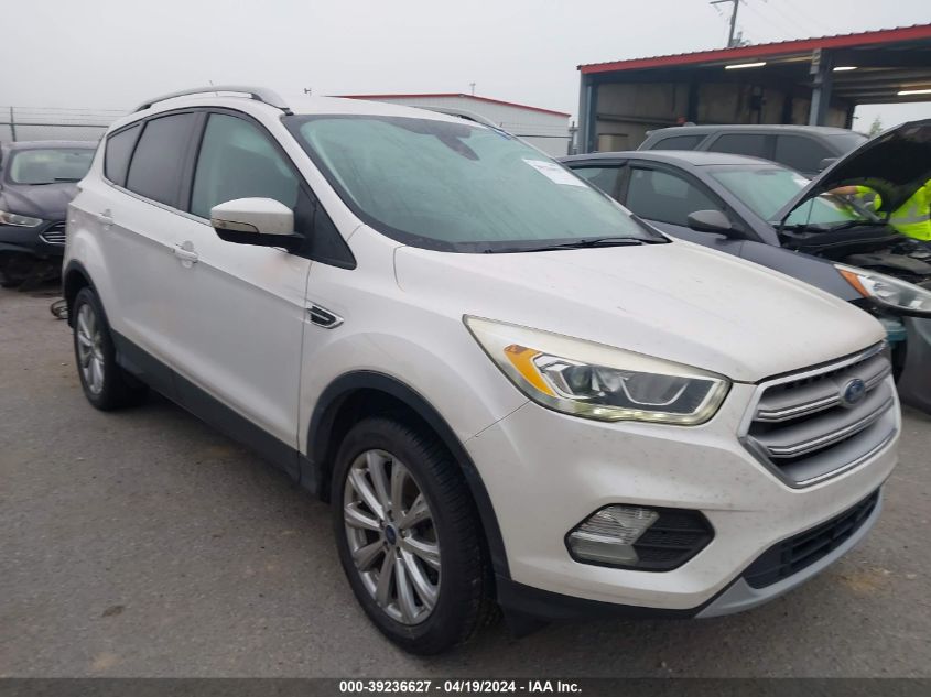 2017 Ford Escape Titanium VIN: 1FMCU0J93HUD15809 Lot: 39236627