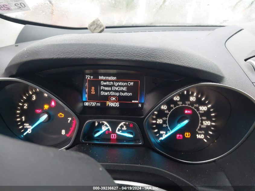 2017 Ford Escape Titanium VIN: 1FMCU0J93HUD15809 Lot: 39236627