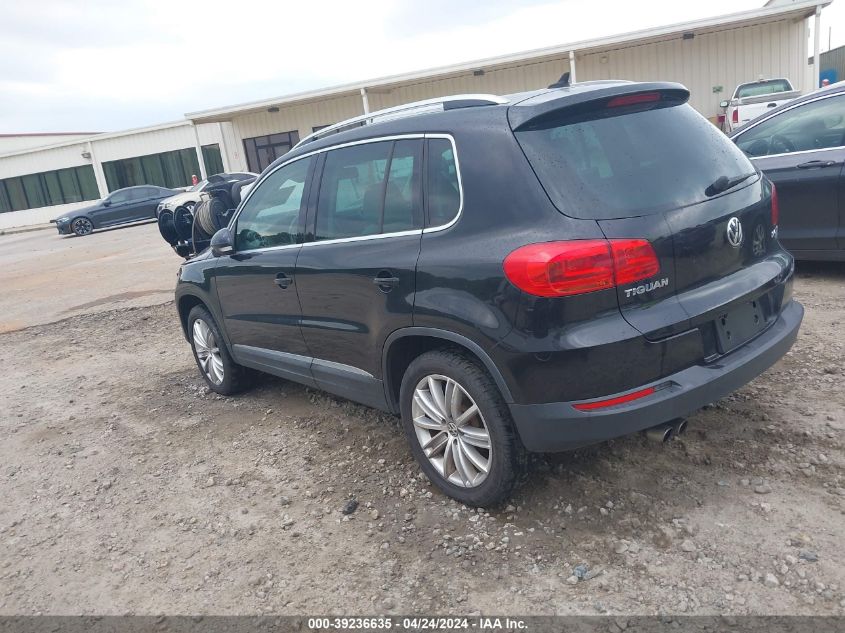 2013 Volkswagen Tiguan Se VIN: WVGBV7AXXDW543840 Lot: 39236635