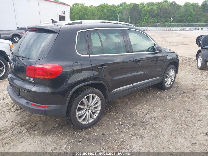 2013 Volkswagen Tiguan Se VIN: WVGBV7AXXDW543840 Lot: 39236635