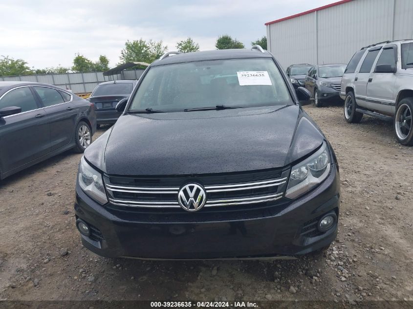 2013 Volkswagen Tiguan Se VIN: WVGBV7AXXDW543840 Lot: 39236635