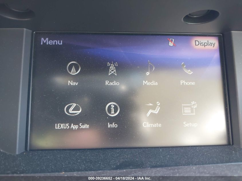 2017 Lexus Es 350 VIN: 58ABK1GG9HU054689 Lot: 39236652