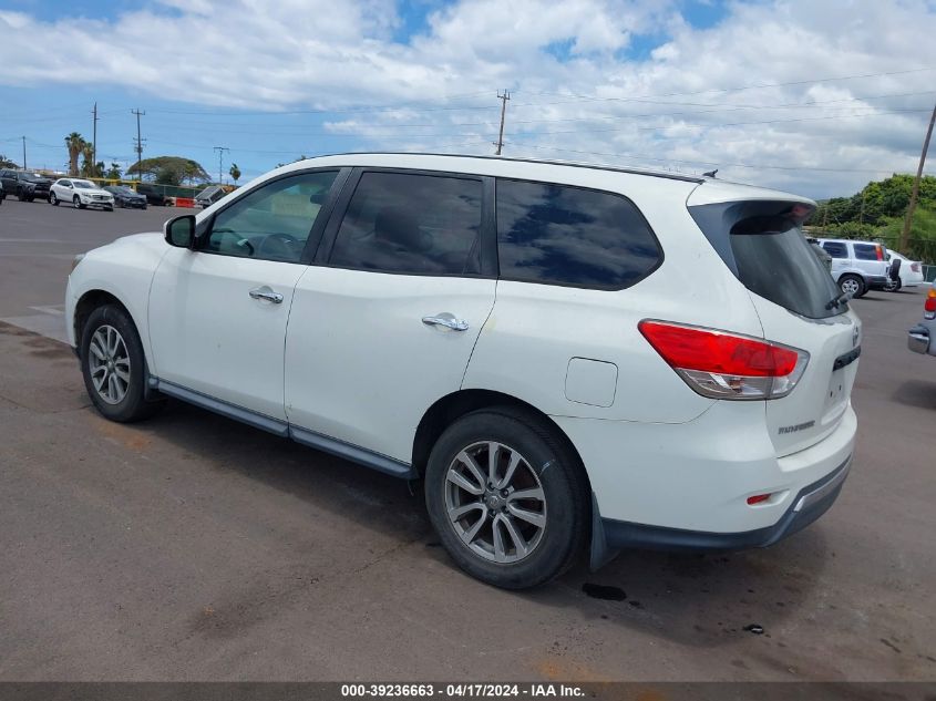 2013 Nissan Pathfinder S VIN: 5N1AR2MN5DC613257 Lot: 39236663