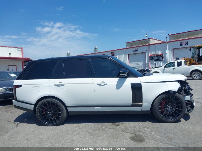 2014 Land Rover Range Rover 5.0L V8 Supercharged/5.0L V8 Supercharged Ebony Edition VIN: SALGS2EF9EA129253 Lot: 39236700