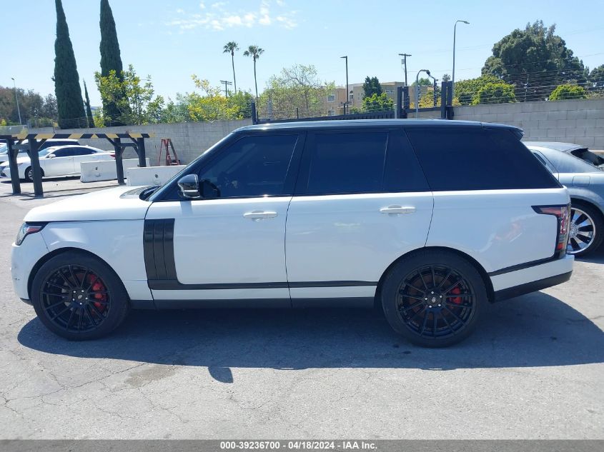 2014 Land Rover Range Rover 5.0L V8 Supercharged/5.0L V8 Supercharged Ebony Edition VIN: SALGS2EF9EA129253 Lot: 39236700