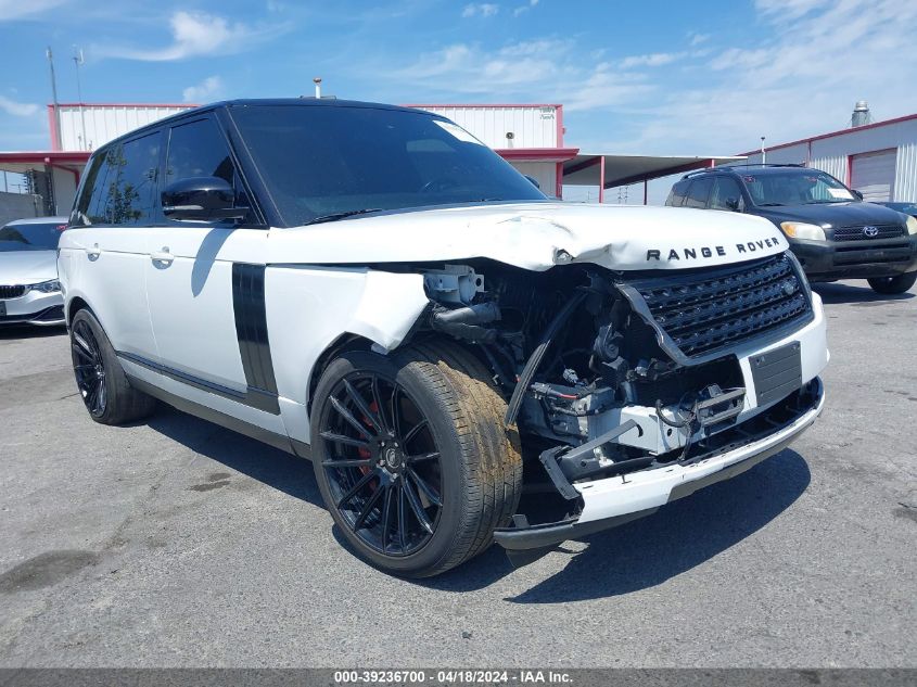 2014 Land Rover Range Rover 5.0L V8 Supercharged/5.0L V8 Supercharged Ebony Edition VIN: SALGS2EF9EA129253 Lot: 39236700