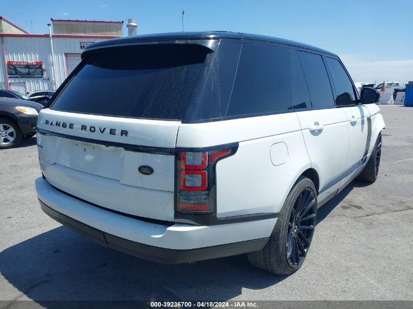 2014 Land Rover Range Rover 5.0L V8 Supercharged/5.0L V8 Supercharged Ebony Edition VIN: SALGS2EF9EA129253 Lot: 39236700