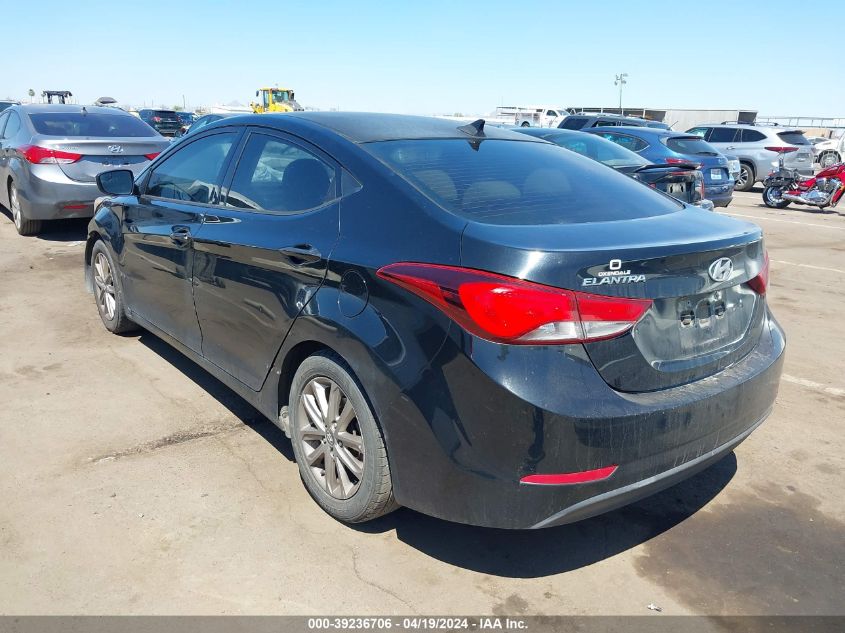 2014 Hyundai Elantra Se VIN: 5NPDH4AE4EH502869 Lot: 39236706
