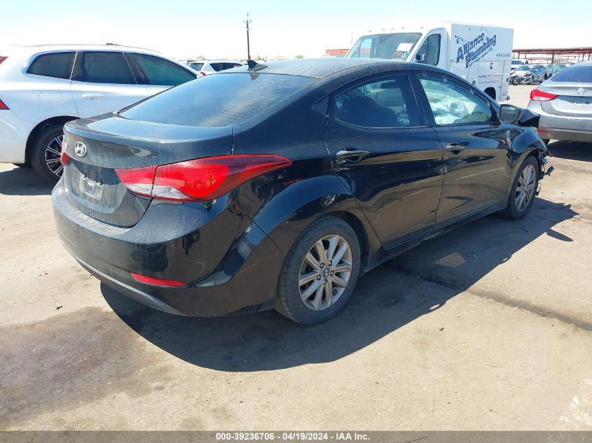 2014 Hyundai Elantra Se VIN: 5NPDH4AE4EH502869 Lot: 39236706