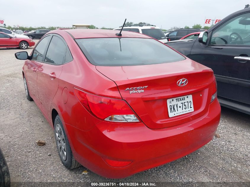 2015 Hyundai Accent Gls VIN: KMHCT4AE8FU906741 Lot: 39236751