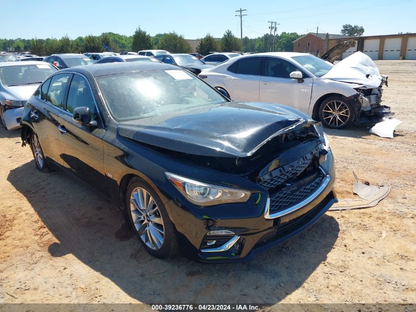 2019 Infiniti Q50 3.0T Luxe VIN: JN1EV7AP0KM515283 Lot: 39236776