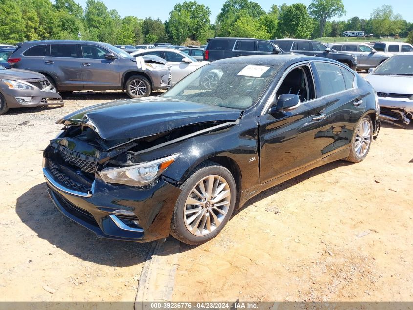 2019 Infiniti Q50 3.0T Luxe VIN: JN1EV7AP0KM515283 Lot: 39236776