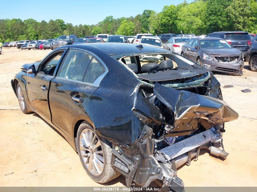 2019 Infiniti Q50 3.0T Luxe VIN: JN1EV7AP0KM515283 Lot: 39236776